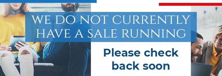 No sale currently active